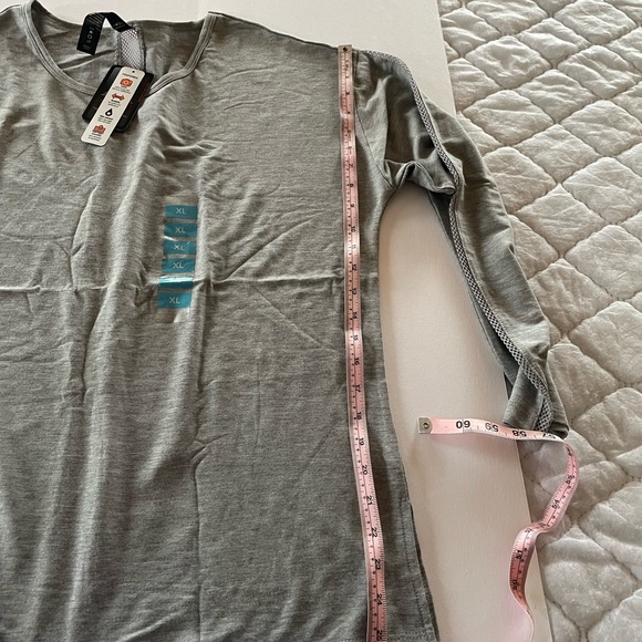 RBX Live Life Active Lt. Grey Hthr Long Sleeve NWT XL - Picture 6 of 8